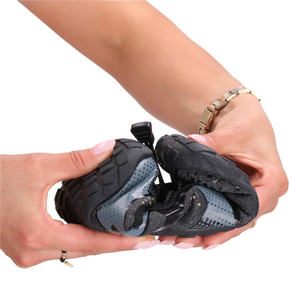 Pantofi plaja si apa, talpa cauciuc antiderapanta, material respirabil, negru, marimea 42