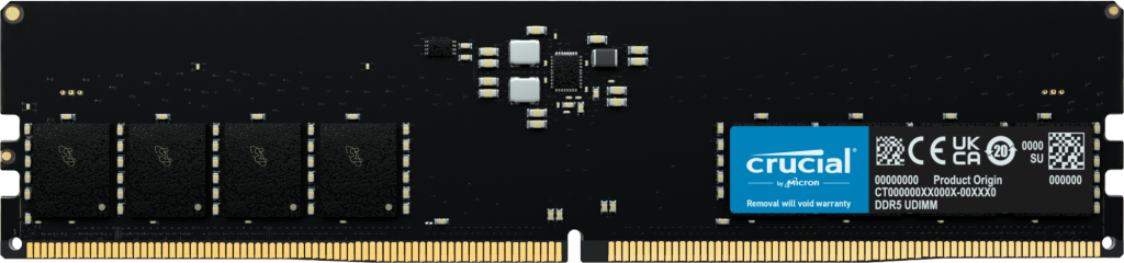 Memorie DDR Crucial DDR5 16 GB, frecventa 4800 MHz, 1 modul, radiator, 