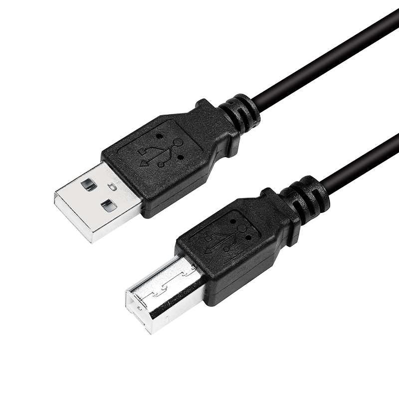 CABLU USB LOGILINK pt. imprimanta, USB 2.0 (T) la USB 2.0 Type-B (T), 2m, negru, "CU0007B"