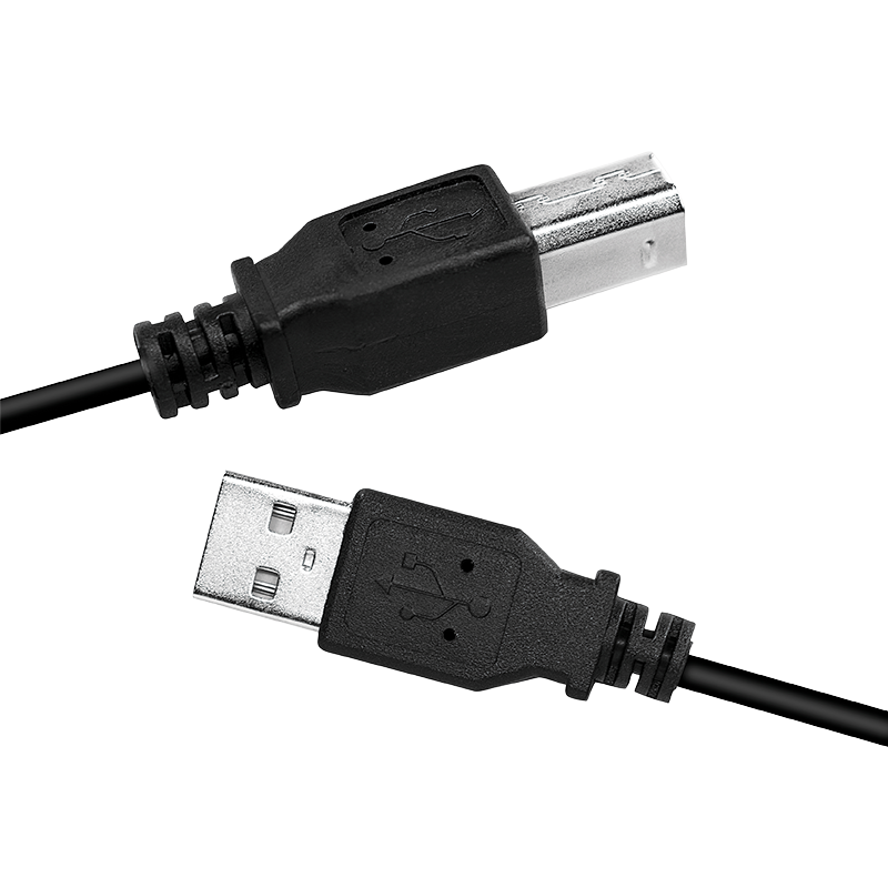 CABLU USB LOGILINK pt. imprimanta, USB 2.0 (T) la USB 2.0 Type-B (T), 2m, negru, "CU0007B"