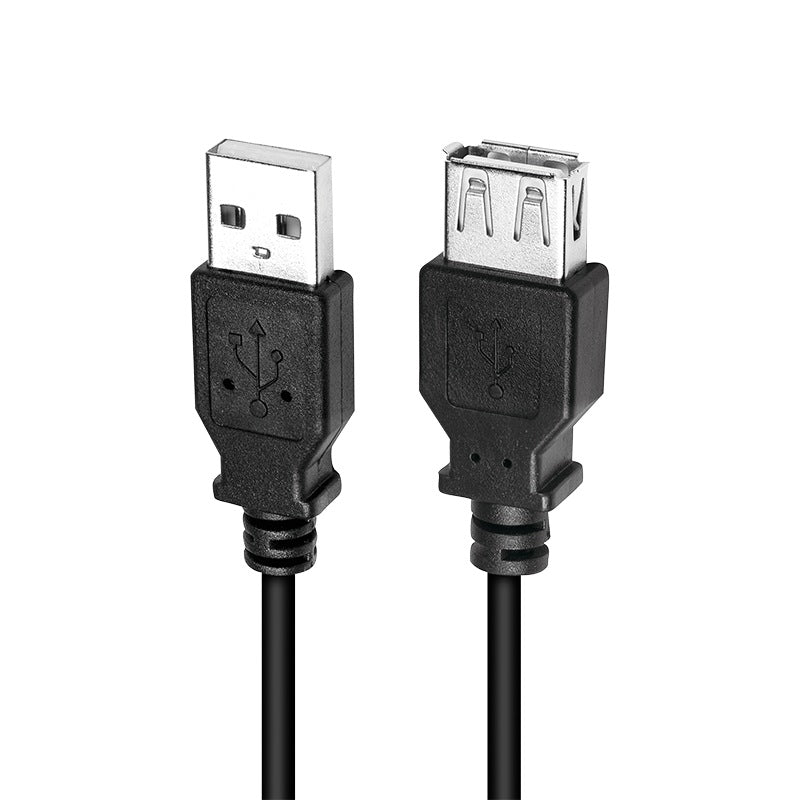 CABLU USB LOGILINK prelungitor, USB 2.0 (T) la USB 2.0 (M), 3m, negru, "CU0011B"