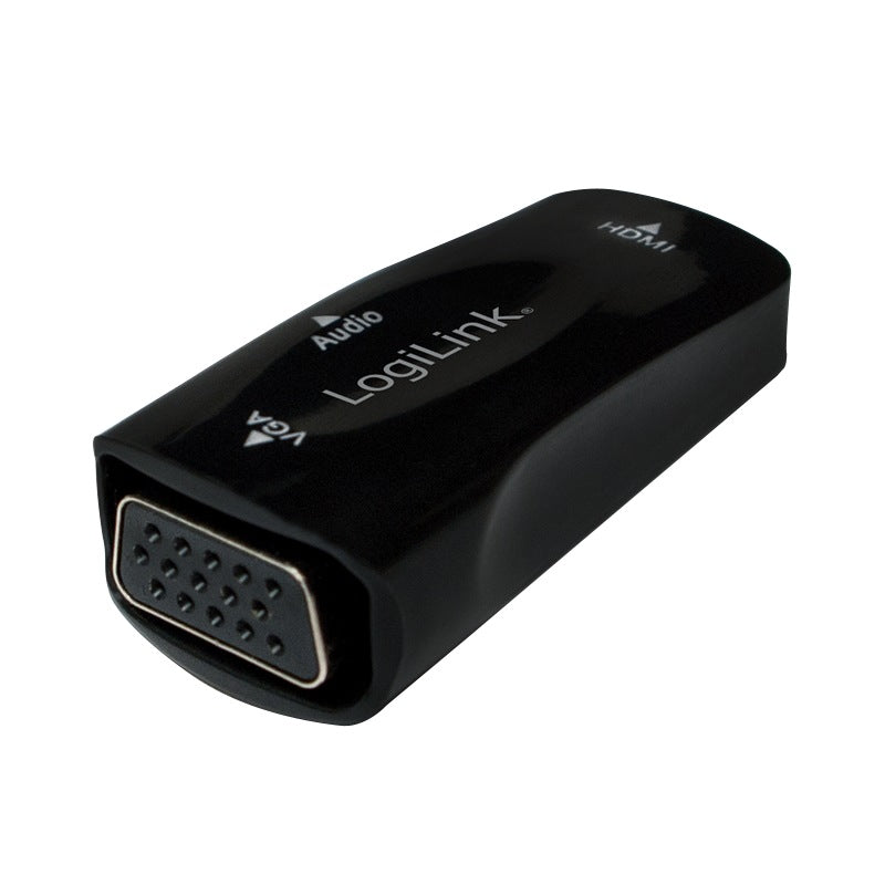 ADAPTOR video LOGILINK, HDMI (M) la VGA (M), rezolutie maxima Full HD (1920 x 1080) la 30 Hz, black, "CV0108"