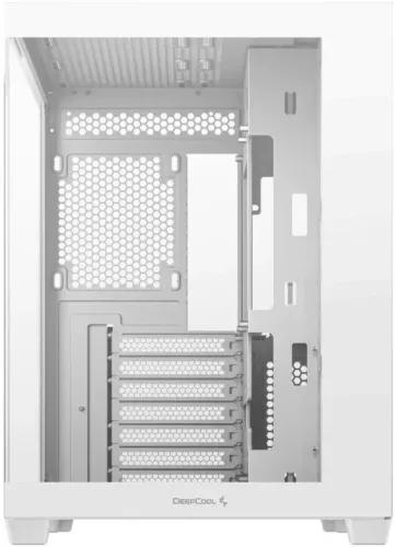 CARCASA DeepCool "CG530 WH", middle tower, gaming, fara sursa, suporta 14xfan, , PSU shroud, USB Type-C x 1, USB 3.2 gen1 x 2, audio+mic, 7 sloturi expansiune, alb, "R-CG530-WHNDA0-G-1"