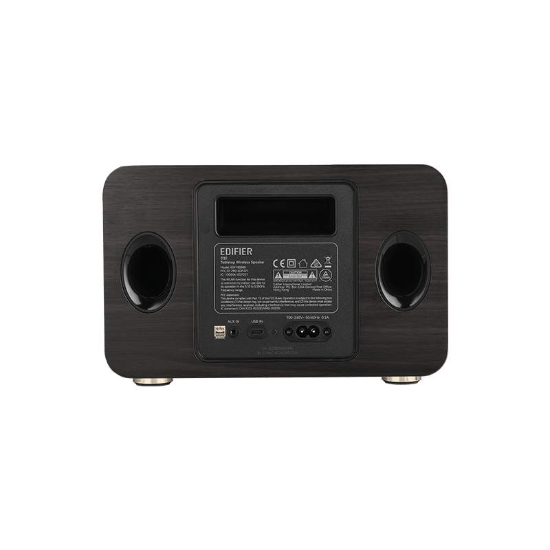 BOXE EDIFIER desktop bluetooth, RMS: 60W (2 x 15W, 1 x 30W), Bluetooth 5.3, AUX, Wi-Fi, USB-C, black, "D32-BK"