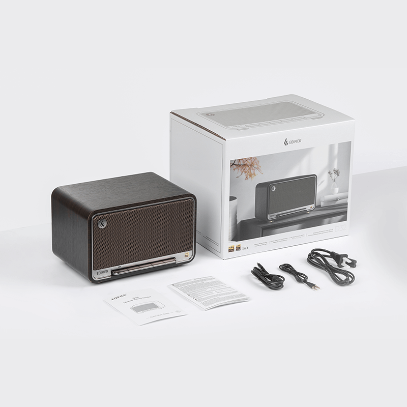 BOXE EDIFIER desktop bluetooth, RMS: 60W (2 x 15W, 1 x 30W), Bluetooth 5.3, AUX, Wi-Fi, USB-C, black, "D32-BK"