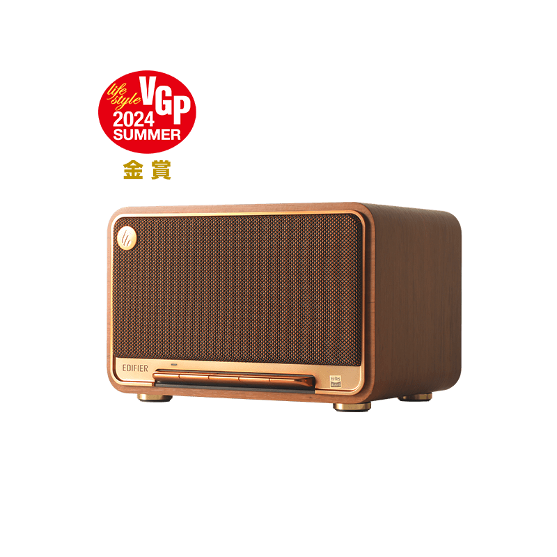BOXE EDIFIER desktop bluetooth, RMS: 60W (2 x 15W, 1 x 30W), Bluetooth 5.3, AUX, Wi-Fi, USB-C, brown, "D32-BR"