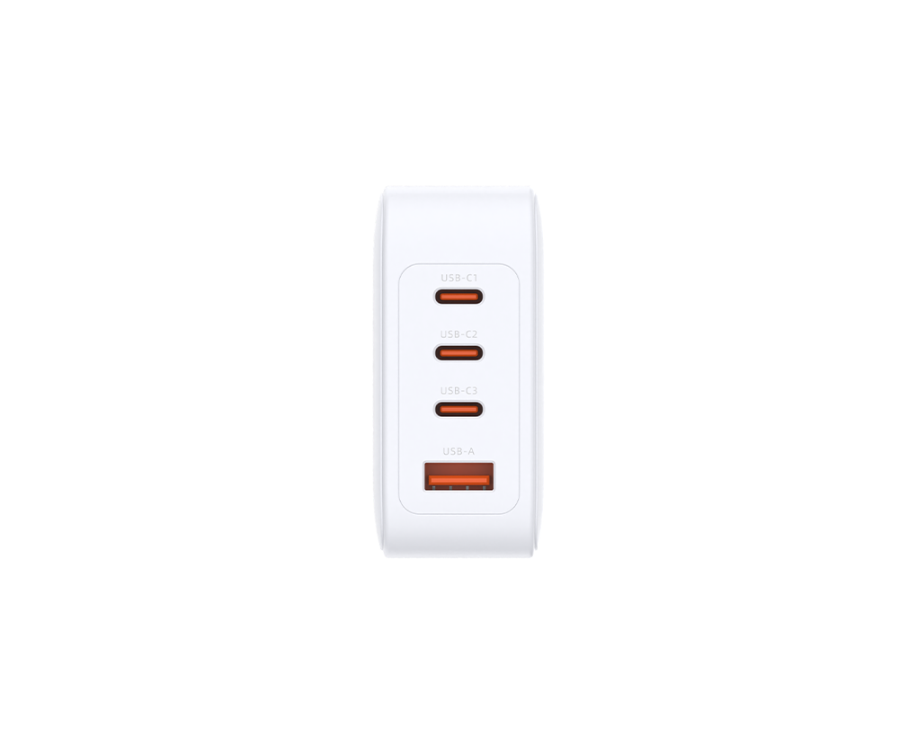 INCARCATOR retea D-Link, Quick Charge GaN PD 3.1 / QC 4.0 140W, 3 x USB Type-C 28.0V@5.0A max, 1 x USB 12.0V@2.5A , alb "DCF-141"