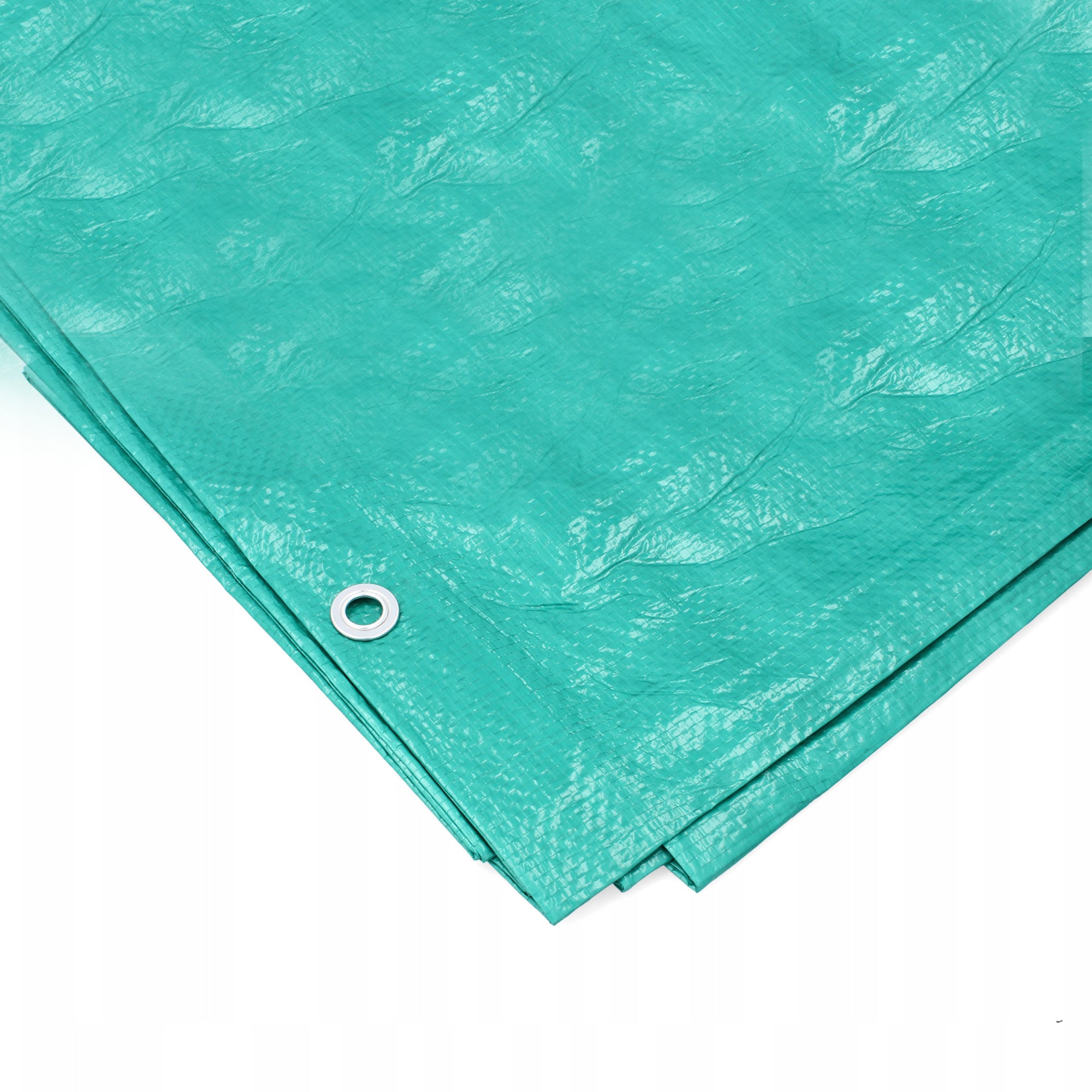 Prelata de protectie de dimensiune mare, laminata, impermeabila, cu protectie UV, 16x12 m, 70 GSM, verde