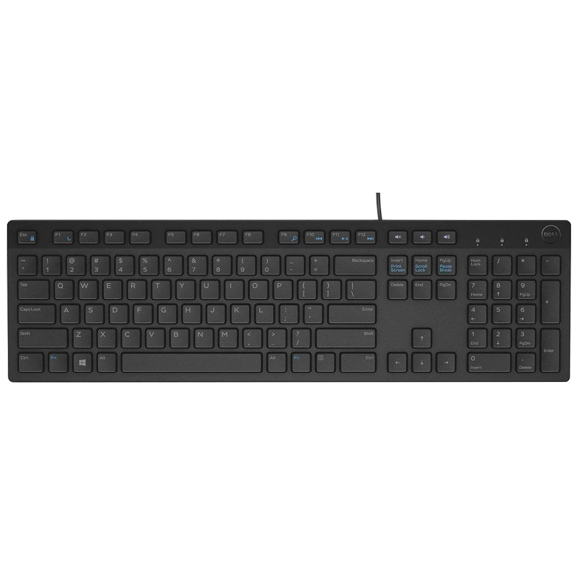 TASTATURI DELL, "KB216", cu fir, 104 taste format standard (104-108 taste), USB, negru, "580-ADHY-05"