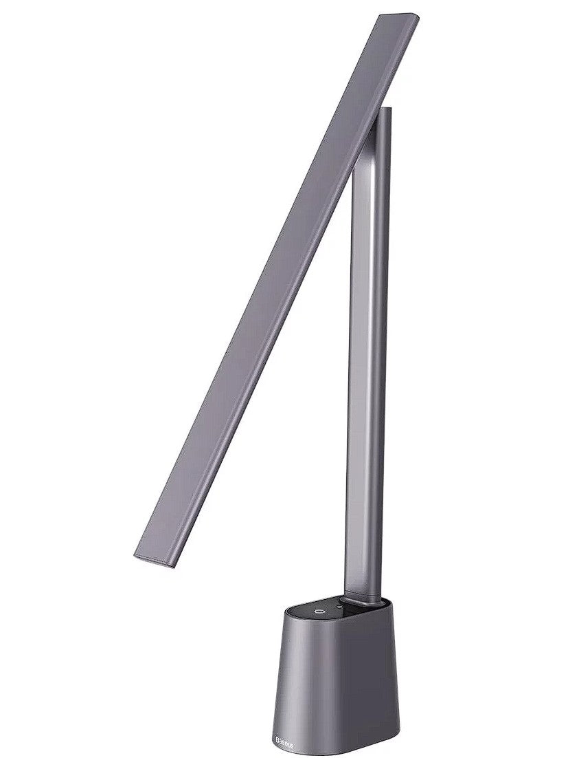 LAMPA BIROU LED Baseus Smart Eye Series,5W, dimensiuni: 350*53*382mm, 3 trepte intensitate lum,mat ABS+PC+aliaj de aluminiu,rotire 180 grade,alimentare:cablu USB-C inclus,gri "DGZG-0G" -6953156204997