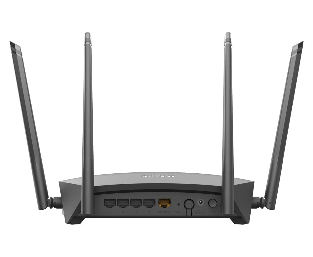 ROUTER D-Link wireless 1900Mbps,1 x WAN Gigabit, 4 porturi Gigabit, 2.4 Ghz/5 Ghz dual band, 4 antene externe, securitate