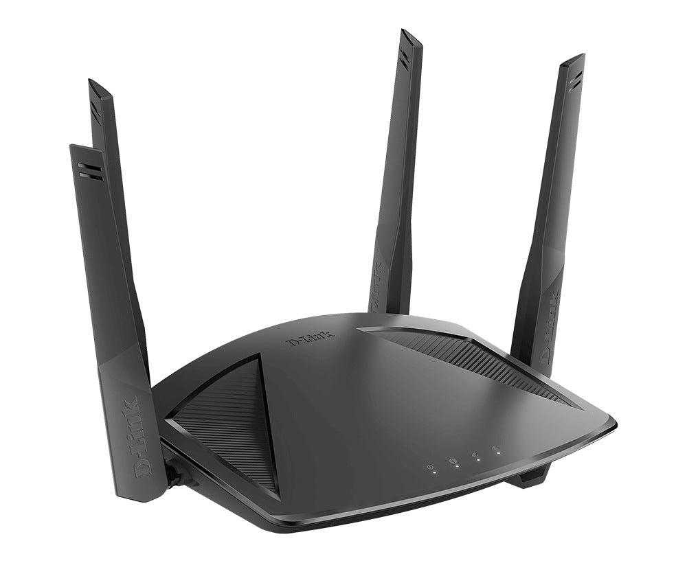 ROUTER D-Link wireless 1800Mbps,1 x WAN Gigabit, 4 porturi LAN Gigabit, 2.4 Ghz/5 Ghz dual band, 4 antene externe, WI-FI 6