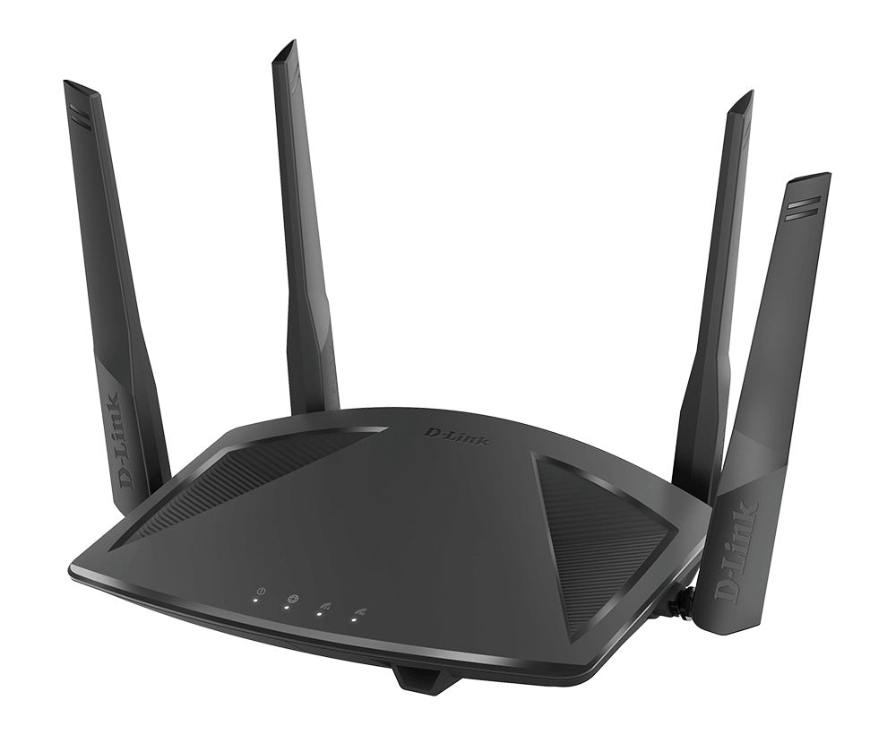 ROUTER D-Link wireless 1800Mbps,1 x WAN Gigabit, 4 porturi LAN Gigabit, 2.4 Ghz/5 Ghz dual band, 4 antene externe, WI-FI 6