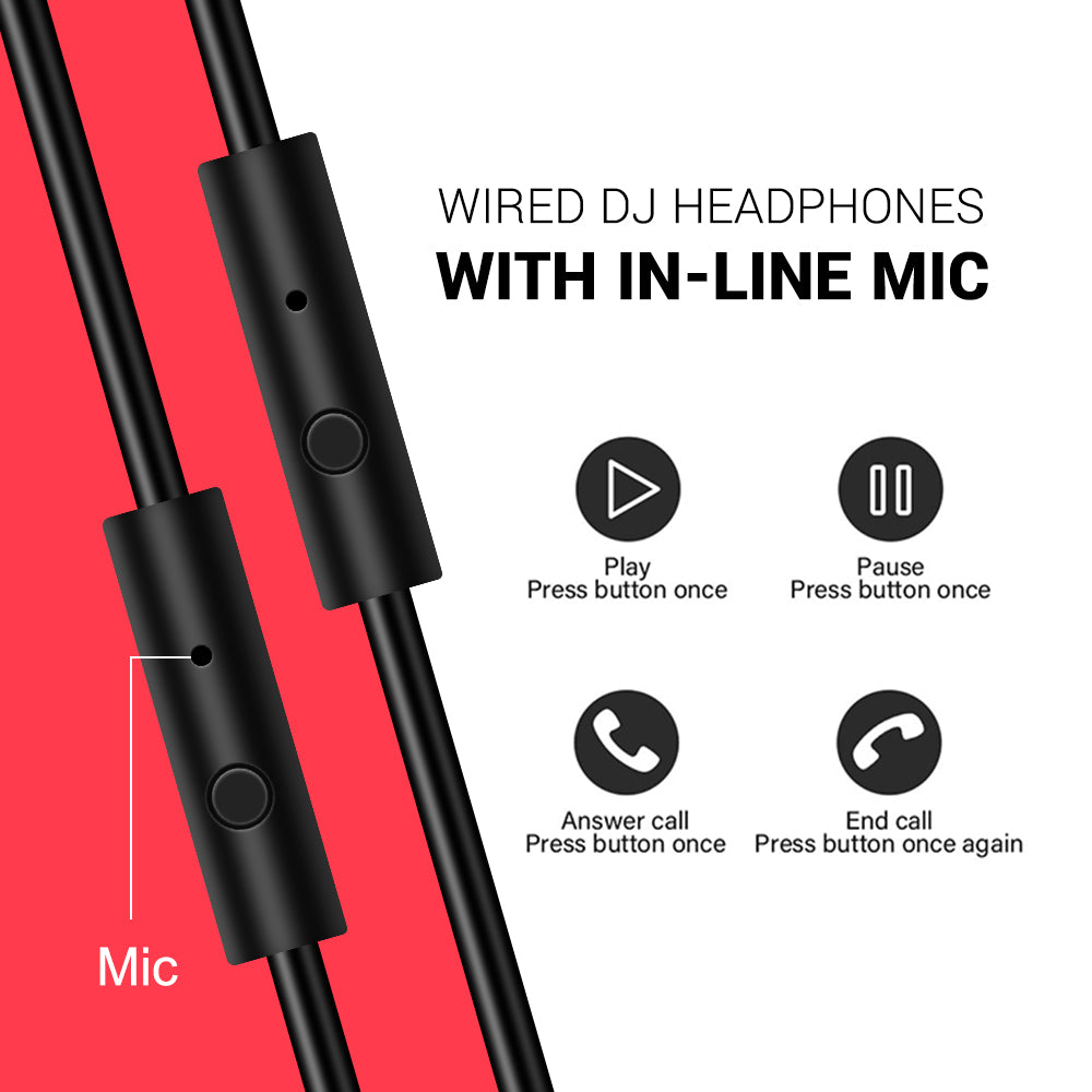 Casca OneOdio cu fir detasabil, tip over ear, utilizare profesionala, DJ, conectare prin Jack 3.5 mm | Jack 6.35 mm, difuzor 40 mm, impedanta 32 Ohm, negru | rosu, "A71-Red"