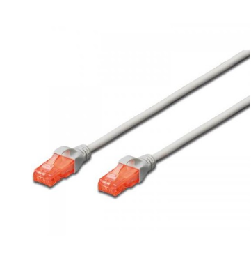 Digitus CAT 6 U-UTP patch cable Cu LSZH AWG 26/7 length 3 m color grey 