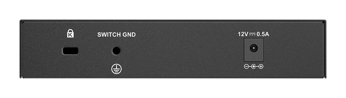 SWITCH D-Link unmanaged 7 porturi, 5 porturi Gigabit, 2 porturi 2.5 Gigabit, carcasa metalica "DMS-107"
