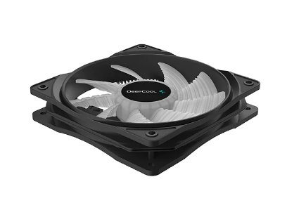 VENTILATOR DEEPCOOL PC RF120R LED, 120x120x25 mm, 4 red LED, Hydro Bearing, "DP-FLED-RF120-RD"