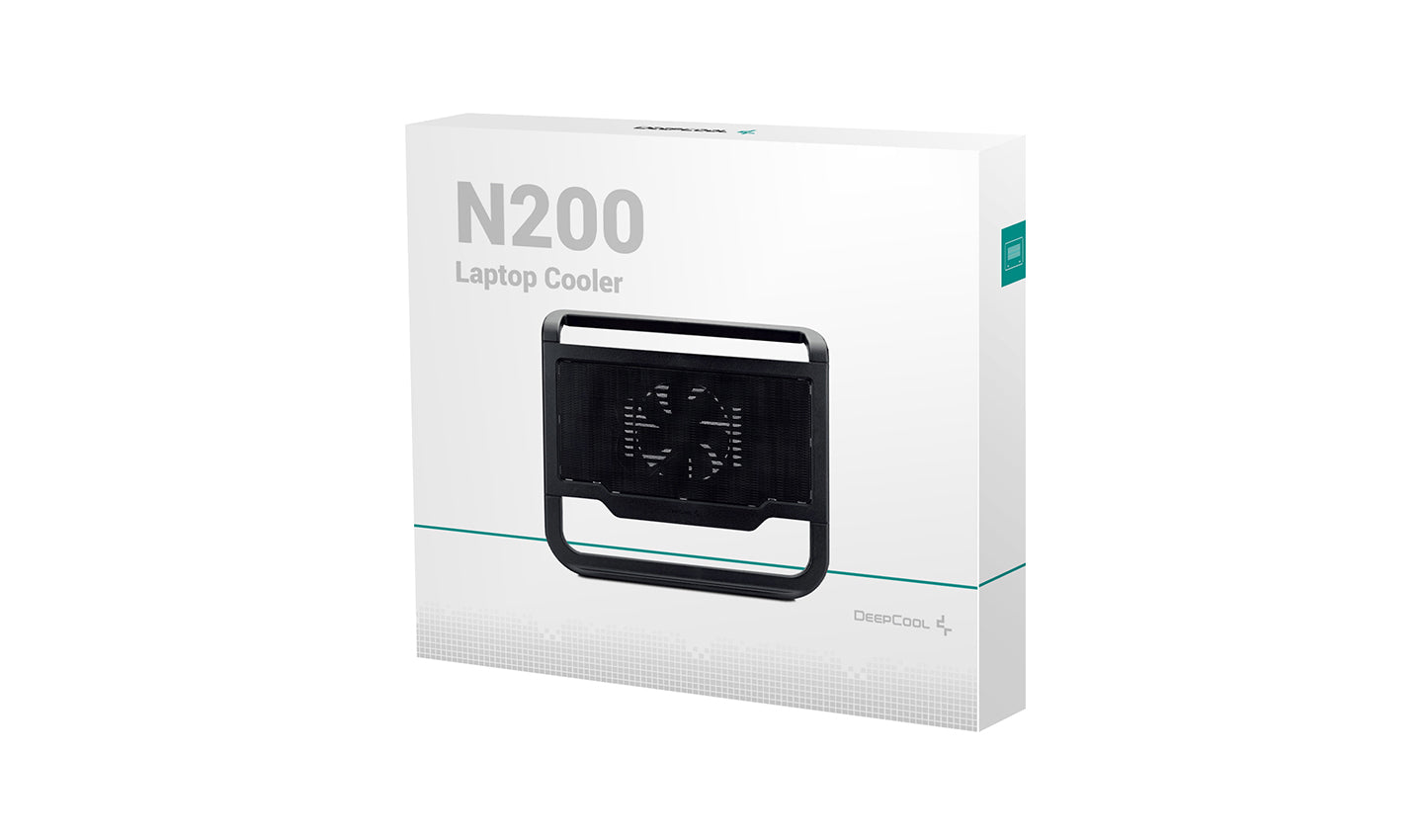 STAND DEEPCOOL notebook N200, 15.6", sita aluminiu, fan 12cm, black, , "DP-N11N-N200" /45500858/199 001 001/150942.1/CPDN200