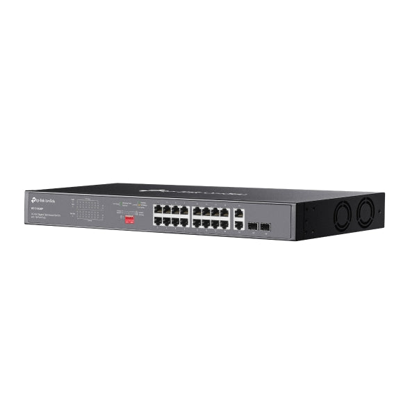 SWITCH TP-LINK Omada unmanaged, 18 porturi Gigabit (16 porturi POE+ buget total 250W) , carcasa metalica montabila in rack "DS1018GMP"