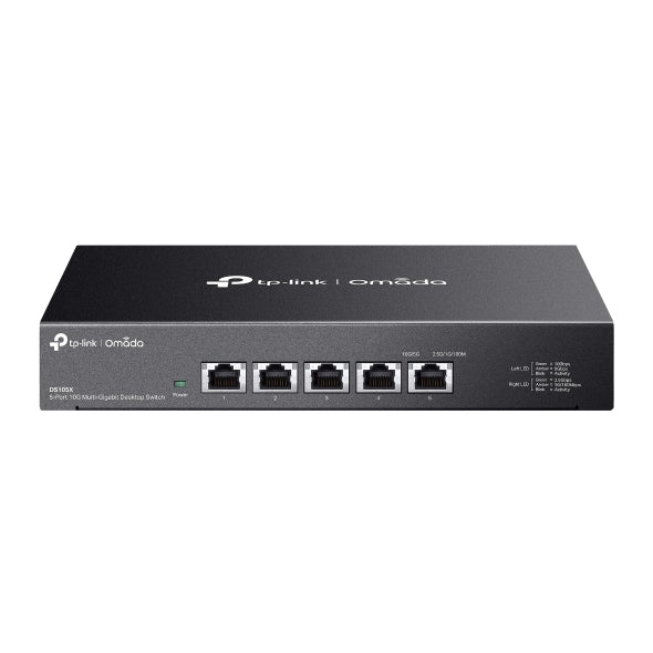 SWITCH TP-LINK Omada unmanaged, 5 porturi 10 Gigabit, carcasa metalica "DS105X"