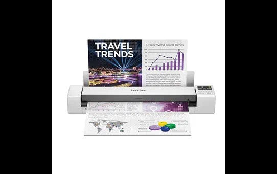 Scanner Portabil BROTHER DS-940DW, A4, Viteza de scanare duplex: 15ppm, Optiuni: , Conectivitate:USB, Scanare ambele fete:Da, ADF:Nu, (Timbru Verde 0.9Lei) "DS940DWTK1"