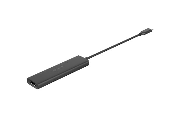 DOCKING Station A4tech universal, 6-in-1, conectare PC USB Type C, USB-C x 1, USB-A 3.0 x 2, porturi video HDMIx1 4K@60Hz, slot SD, PD 100 W, cablu 0.20m, gri, "DST-60C-GR"