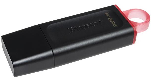 MEMORIE USB 3.2 KINGSTON 256 GB, cu capac, carcasa plastic, negru, "DTX/256GB"