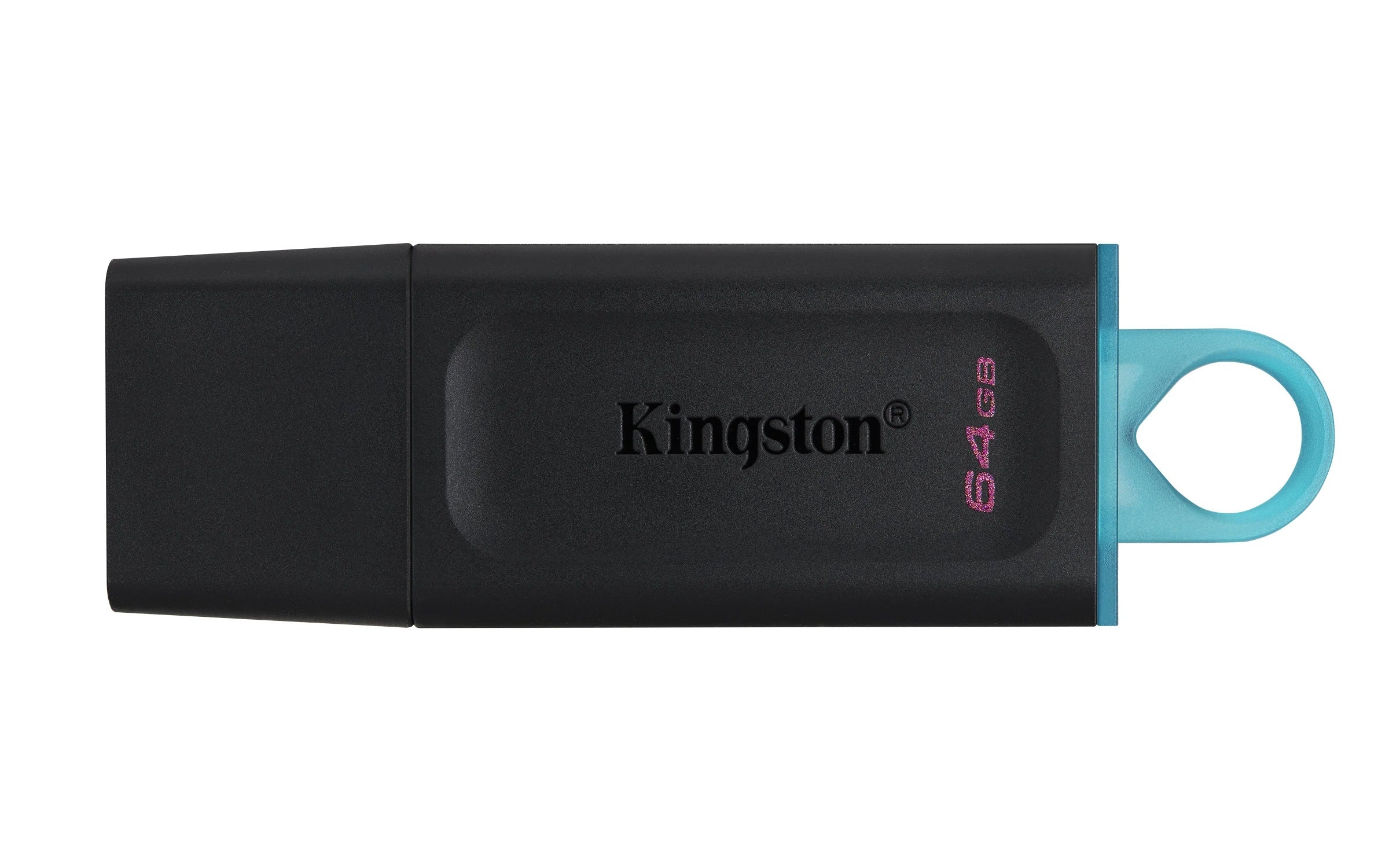 MEMORIE USB 3.2 KINGSTON 64 GB, cu capac, carcasa plastic, negru, "DTX/64GB"