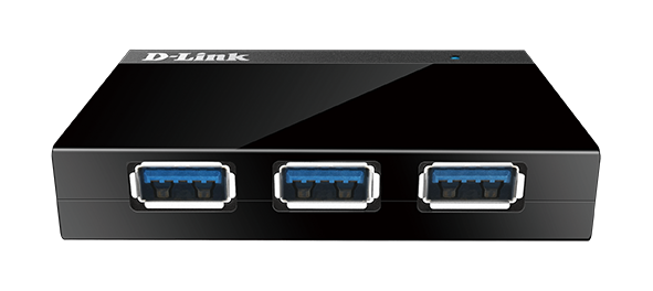 HUB extern D-LINK, porturi USB: USB 3.0 x 4, conectare prin USB 3.0, alimentare retea 220 V, negru, "DUB-1340"