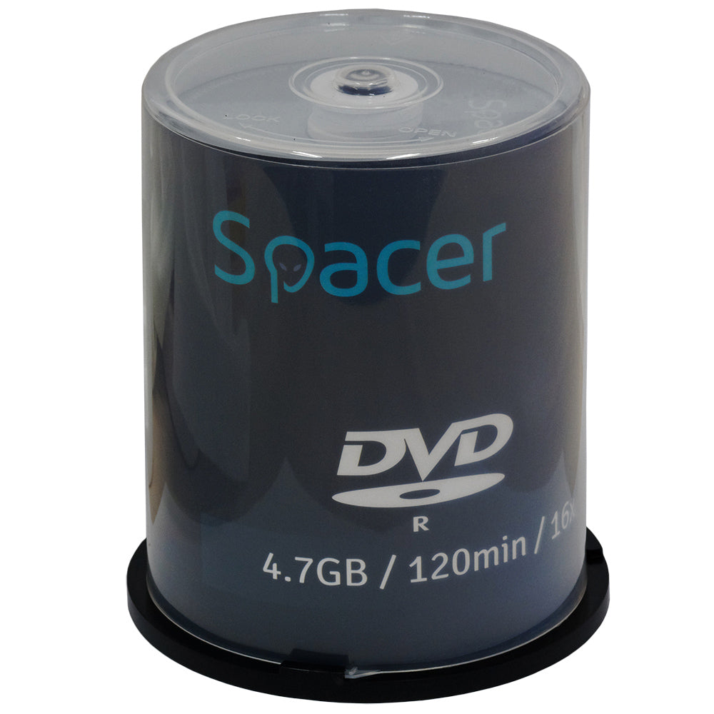 DVD-R SPACER 4.7GB, 120min, viteza 16x, 100 buc, spindle, "DVDR100"