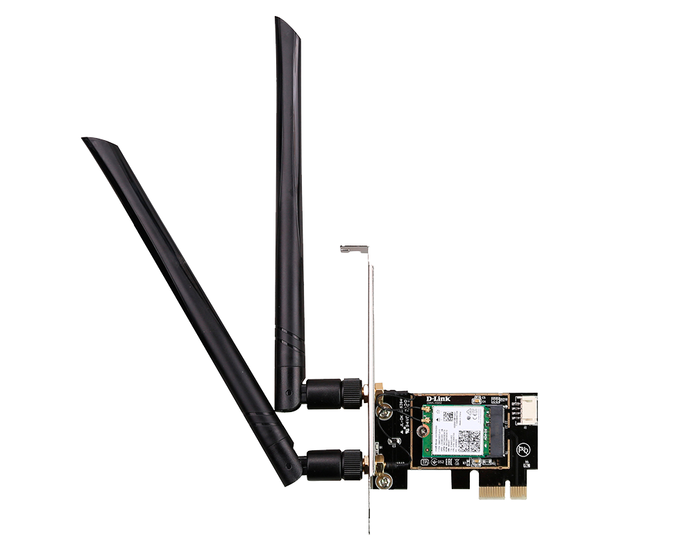 ADAPTOR RETEA D-LINK AX 3000, intern PCI-EX, wireless Wi-Fi 6, Bluetooth 5.0 connectivity, 2 x antena externa 5 dBi, "DWA-X582"