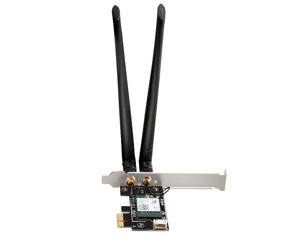 ADAPTOR RETEA D-LINK AX 3000, intern PCI-EX, wireless Wi-Fi 6, Bluetooth 5.0 connectivity, 2 x antena externa 5 dBi, "DWA-X582"