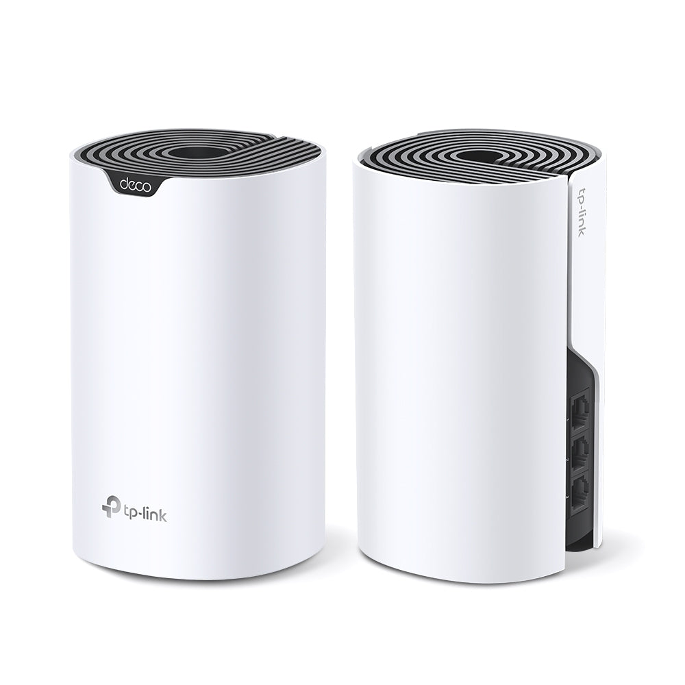 MESH TP-LINK, wireless, router AC1900, pt interior, 1900 Mbps, port LAN, WAN, 2.4 GHz | 5 GHz, antena interna x 3, standard 802.11ac, "Deco S7(2-pack)"