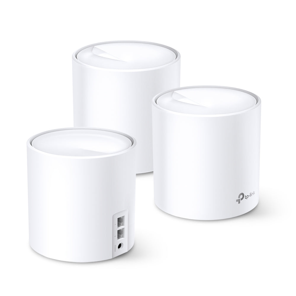 MESH TP-LINK, wireless, router AX5400, pt interior, 5400 Mbps, port LAN, WAN, 2.4 GHz | 5 GHz, antena interna x 4, standard 802.11ax Wi-Fi 6, "Deco X60(3-pack)"