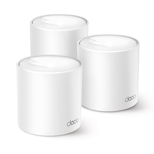 MESH TP-LINK, wireless, router AX1500, pt interior, 1500 Mbps, port LAN, WAN, 2.4 GHz | 5 GHz, antena interna x 4, standard 802.11ax, "Deco X10(3-pack)"