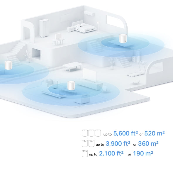 MESH TP-LINK, wireless, router AX1500, pt interior, 1500 Mbps, port LAN, WAN, 2.4 GHz | 5 GHz, antena interna x 4, standard 802.11ax, "Deco X10(1-pack)"
