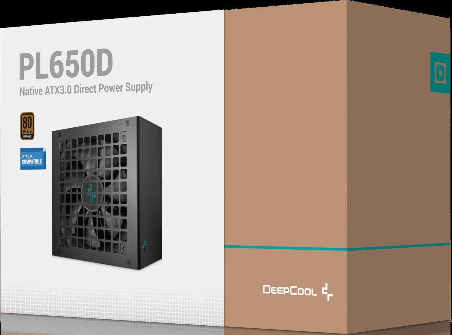 SURSA DeepCool "PL650-D", 650W, certificare 80 Plus Bronze, non-modular, fan 120mm, negru, "R-PL650D-FC0B-EU-V2"