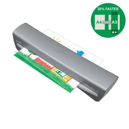 Laminator Leitz iLAM A3 Home Office, gri, "74400089"