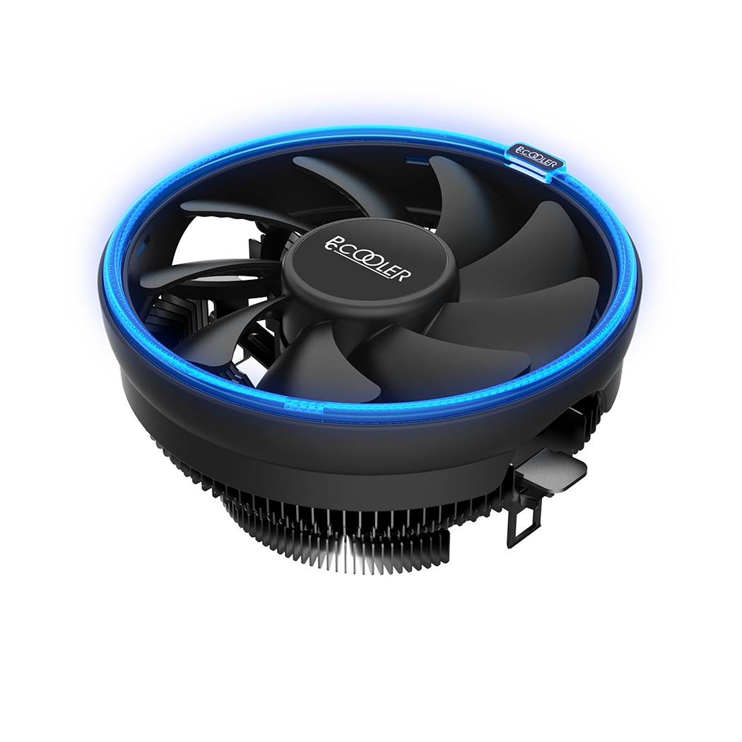 COOLER PCCOOLER, skt. universal, racire cu aer, vent. 120 mm x 1, 1800 rpm, blue LED 