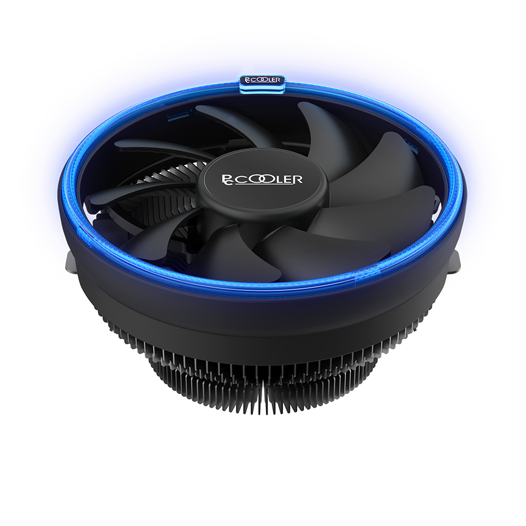 COOLER PCCOOLER, skt. universal, racire cu aer, vent. 120 mm x 1, 1800 rpm, blue LED 