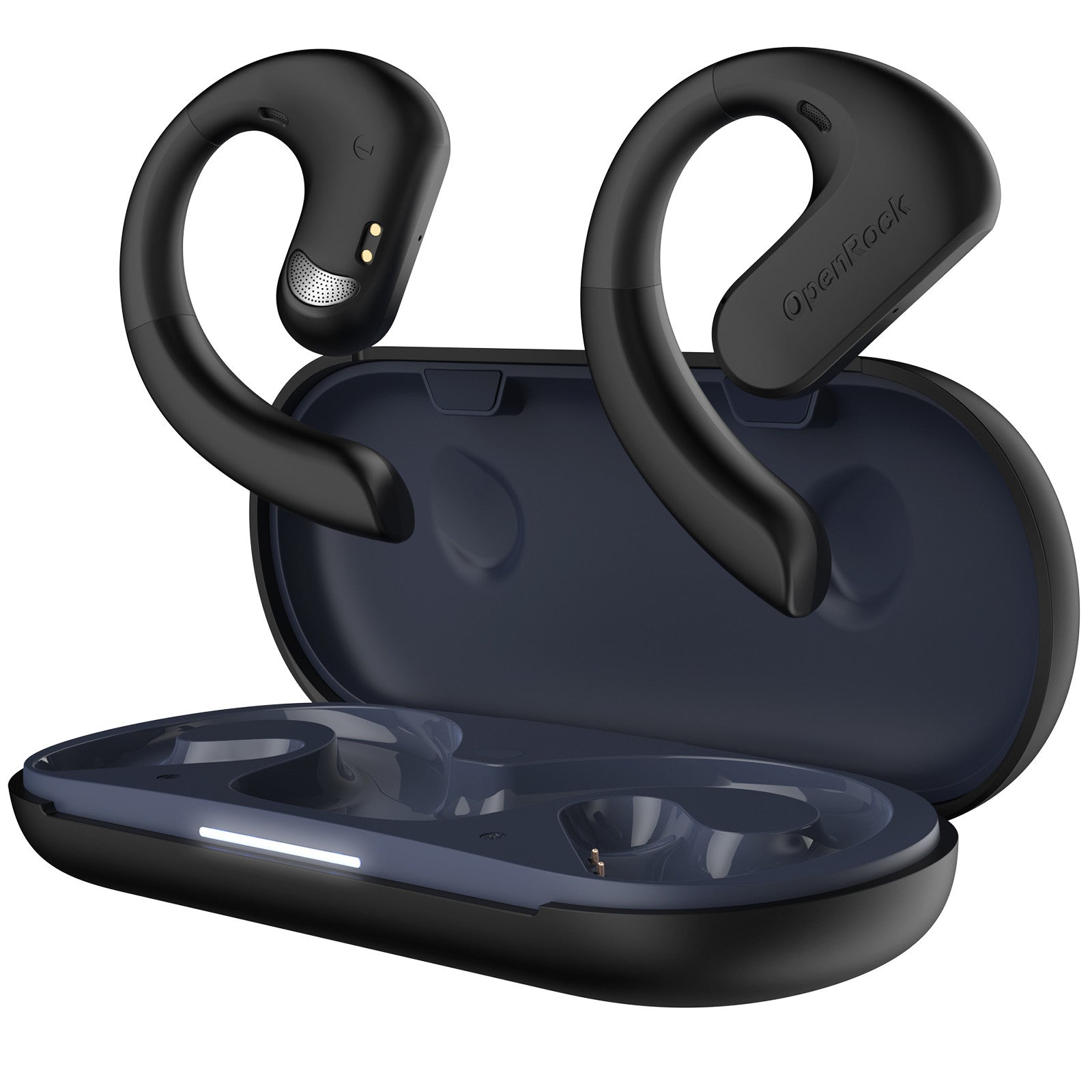 Casca OneOdio wireless, tip butoni - TWS, utilizare smartphone, conectare prin Bluetooth 5.3 , difuzor 16.2 mm, negru, "OpenRock-S-Black" (timbru verde 0.18lei)