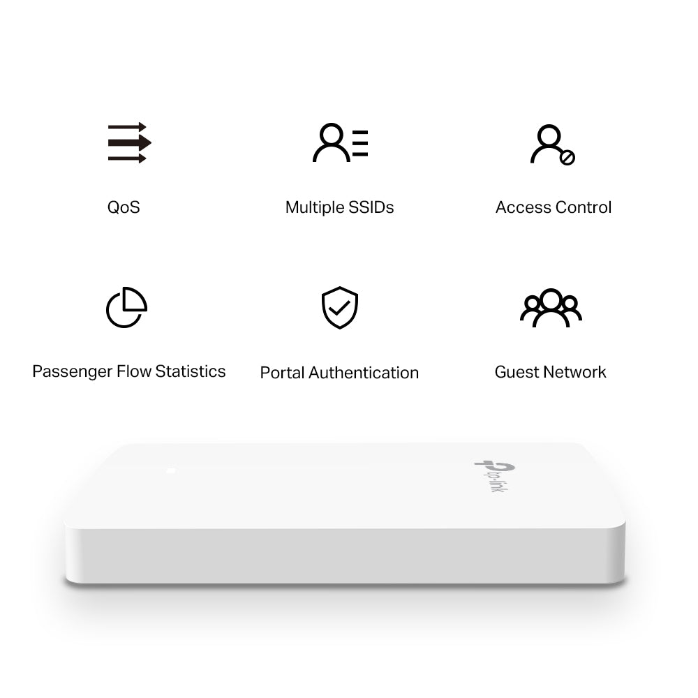 ACCESS POINT TP-LINK wireless 1200Mbps Dual Band, 4 x port Gigabit, 2 antene interne, alimentare 802.3af/802.3at PoE, montare pe perete "EAP235-Wall"
