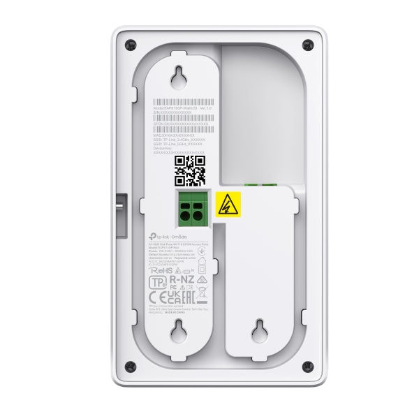 ACCESS POINT GPON TP-LINK wireless AX1800 Mbps dual band, 1 × GPON, 1 x FXS Port, 2 port Gigabit, 4 antene interne, IEEE802.3at PoE, WiFi 6, "EAP615GP-Wall"