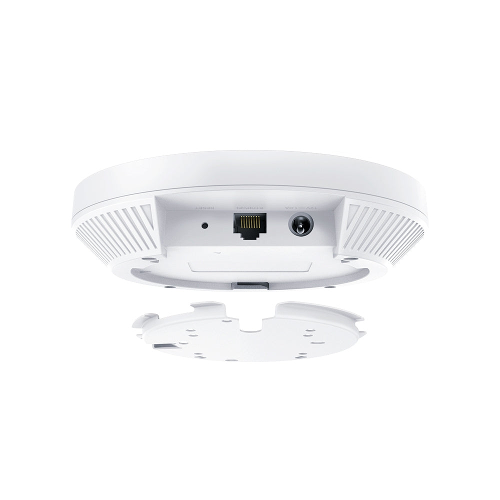 ACCESS POINT TP-LINK wireless AX3000 Mbps dual band, 1 port Gigabit, 4 antene interne, IEEE802.3at PoE, WiFi 6, montare pe tavan/perete "EAP650"