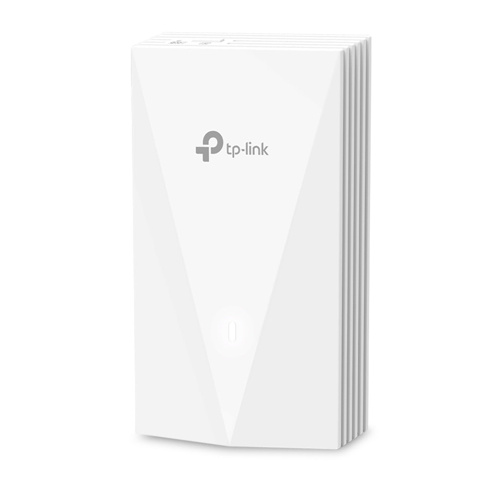 ACCESS POINT Tp-Link wireless AX3000 Mbps dual band Wall Plate WiFi 6, 4x10/100/1000 Mbps Ethernet Ports (1xPoE OUT) 2 antene interne,IEEE802.3af/at PoE,de perete 