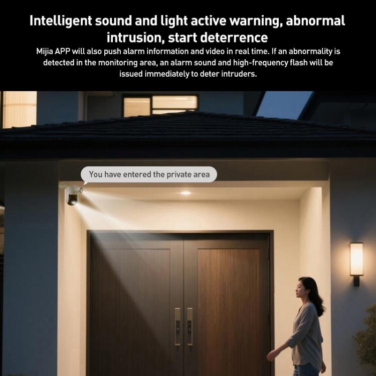 Original Xiaomi Outdoor Camera 4 MJSXJ10HL Dual 5MP 3K Ultra HD IP66 Waterproof, MJSXJ10HL