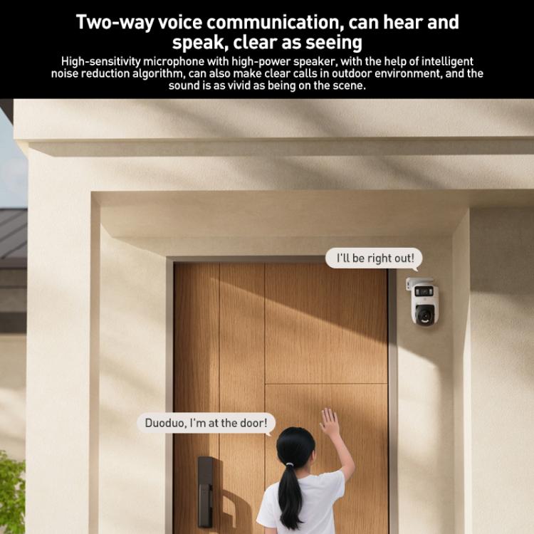 Original Xiaomi Outdoor Camera 4 MJSXJ10HL Dual 5MP 3K Ultra HD IP66 Waterproof, MJSXJ10HL