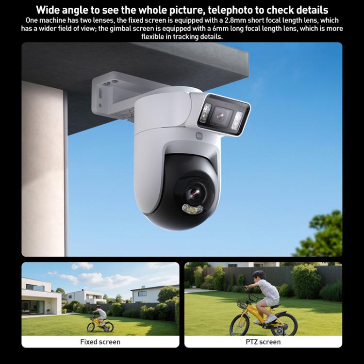 Original Xiaomi Outdoor Camera 4 MJSXJ10HL Dual 5MP 3K Ultra HD IP66 Waterproof, MJSXJ10HL
