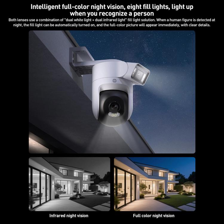 Original Xiaomi Outdoor Camera 4 MJSXJ10HL Dual 5MP 3K Ultra HD IP66 Waterproof, MJSXJ10HL