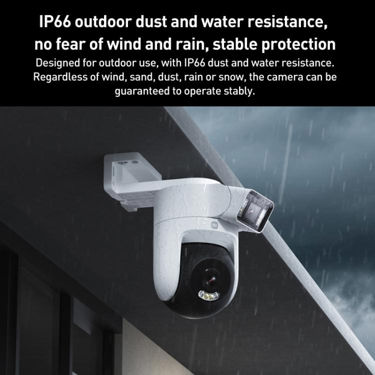 Original Xiaomi Outdoor Camera 4 MJSXJ10HL Dual 5MP 3K Ultra HD IP66 Waterproof, MJSXJ10HL